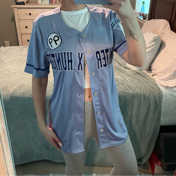 boxlunch Shirts Nwt Hunter X Hunter Purple Killua Baseball Jersey